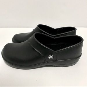 Crocs Clogs Black Work Nurse Mules Comfort Slip